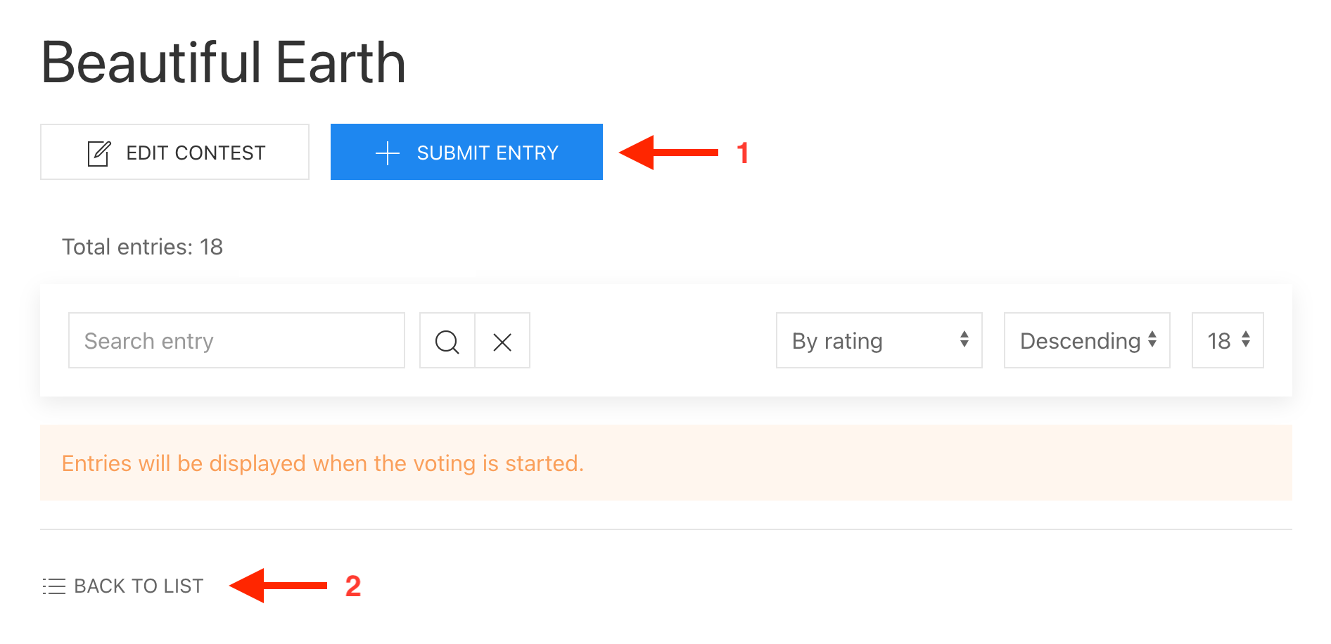 Other Options - front-end